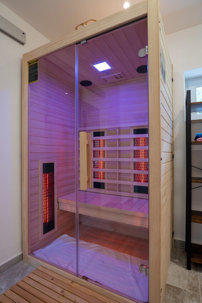 house with sauna